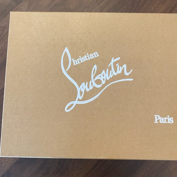 Authentic Christian Louboutin Lady Peep Heel - Picture 3 of 6